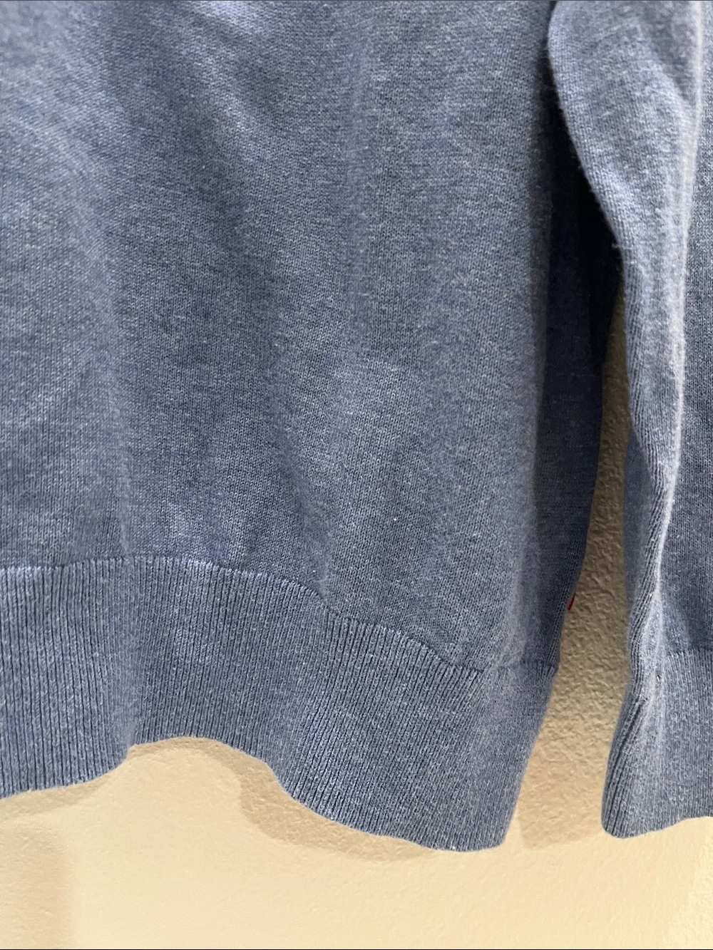 Izod Men’s V-Neck Sweater in Slate Blue size XL 100 % cotton - Picture 5 of 7